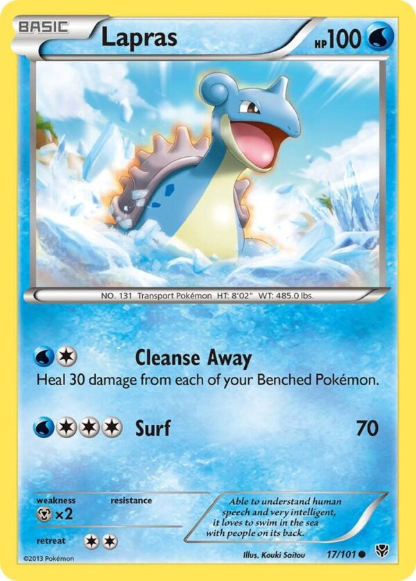 Lapras 17/101 Normal Plasma Blast
