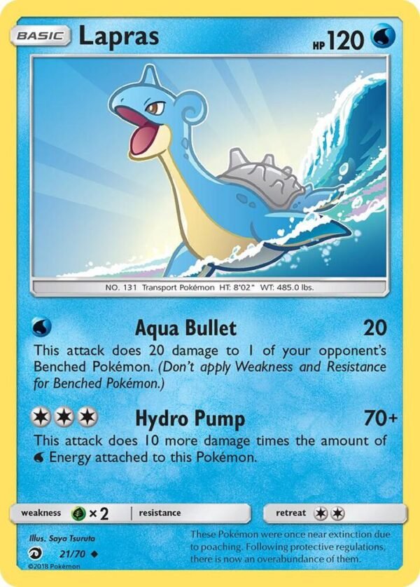 Lapras 21/70 Normal Dragon Majesty