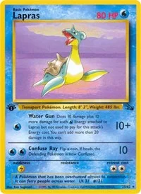 Lapras (25) | 25/62 | Unlimited | Fossil