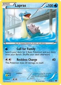 Lapras (25) | 25/99 | Reverse Holofoil | Next Destinies