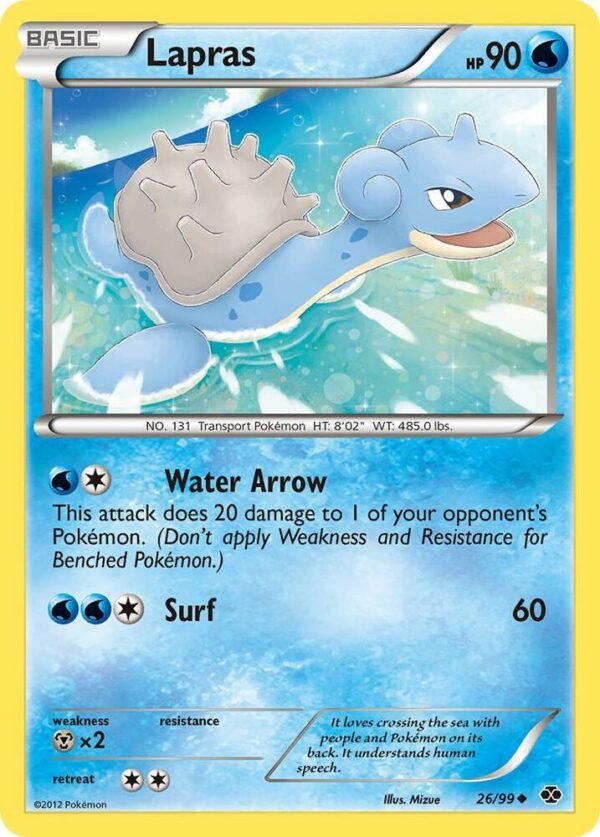 Lapras (26) 26/99 Reverse Holofoil Next Destinies