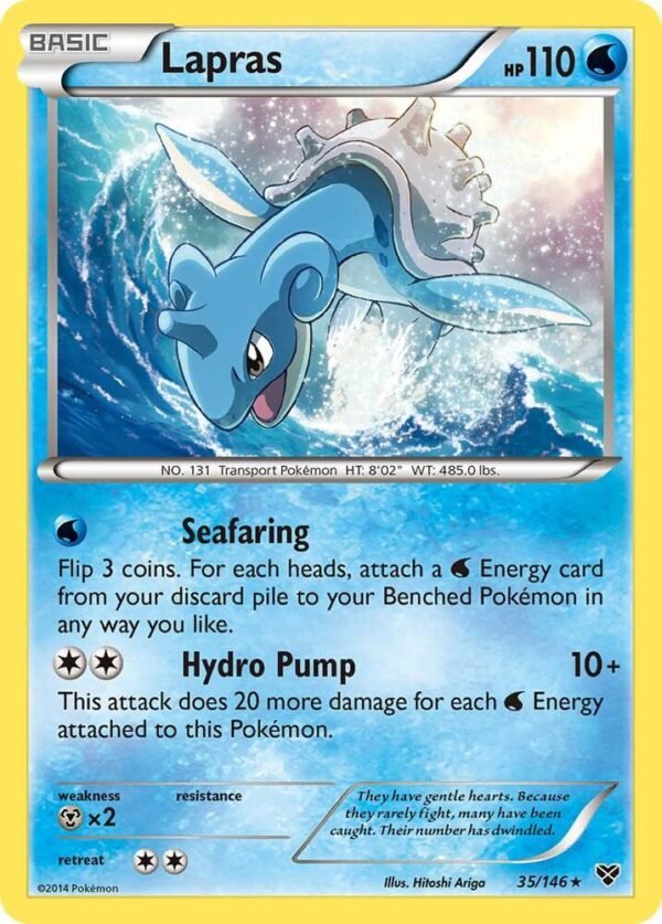 Lapras 35/146 Holofoil XY Base Set Lapras 35/146 Holofoil XY Base Set