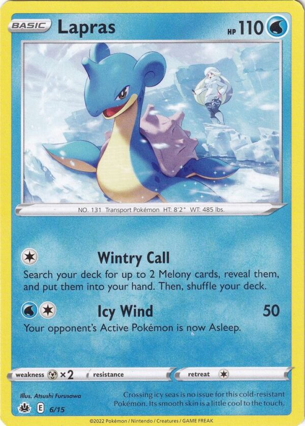 Lapras 6/15 006/015 Normal McDonald’s Promos 2022
