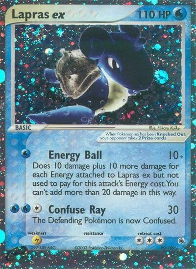 Lapras ex 99/109 Holofoil Ruby and Sapphire Lapras ex 99/109 Holofoil Ruby and Sapphire