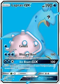 Lapras GX (Full Art) | 139/149 | Holofoil | SM Base Set
