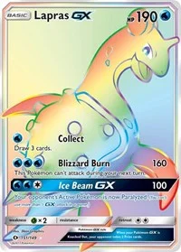 Lapras GX (Secret) | 151/149 | Holofoil | SM Base Set