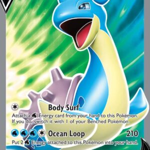 Lapras V (Full Art) 189/202 Holofoil SWSH01: Sword & Shield Base Set Lapras V (Full Art) 189/202 Holofoil SWSH01: Sword & Shield Base Set