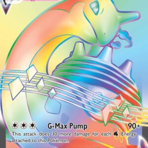 Lapras VMAX (Secret) 203/202 Holofoil SWSH01: Sword & Shield Base Set Lapras VMAX (Secret) 203/202 Holofoil SWSH01: Sword & Shield Base Set
