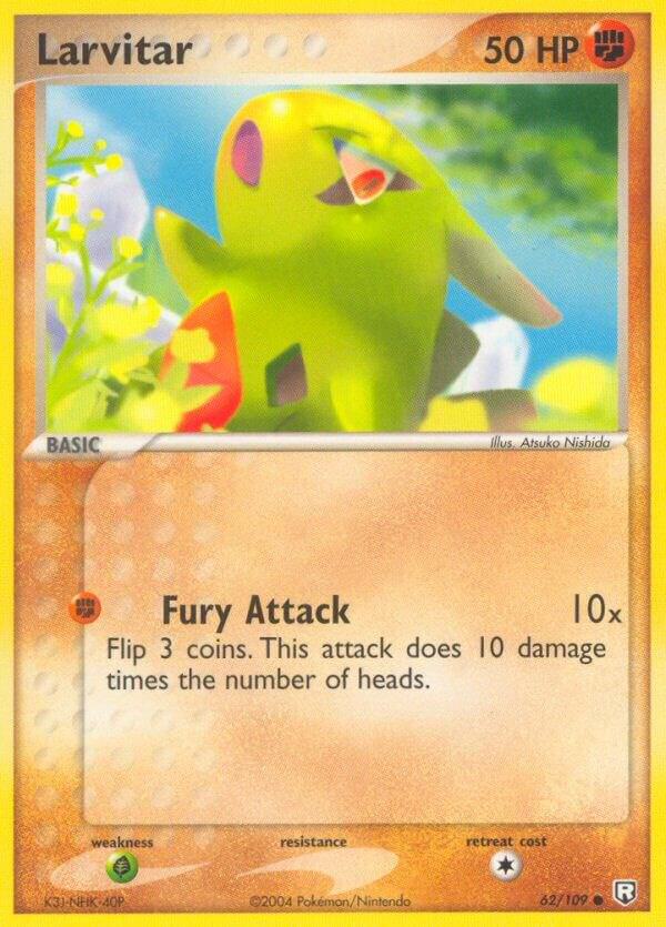 Larvitar 062/109 Reverse Holofoil Team Rocket Returns