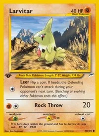 Larvitar | 070/105 | 1st Edition | Neo Destiny