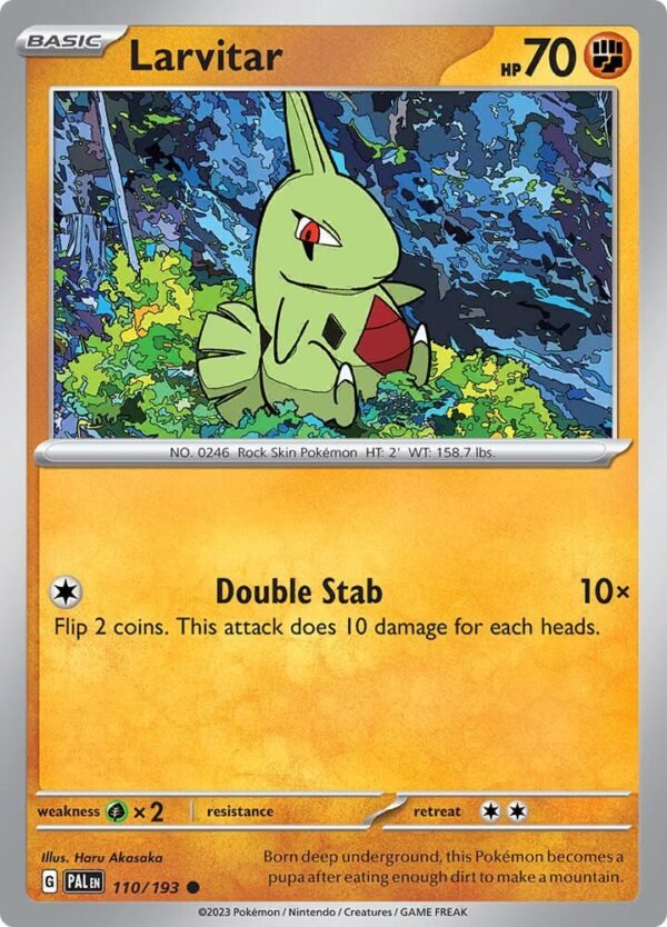 Larvitar 110/193 Normal SV02: Paldea Evolved Larvitar 110/193 Normal SV02: Paldea Evolved