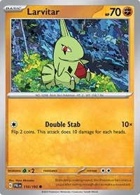 Larvitar | 110/193 | Reverse Holofoil | SV02: Paldea Evolved Larvitar | 110/193 | Reverse Holofoil | SV02: Paldea Evolved