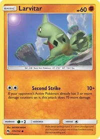 Larvitar (115) | 115/214 | Reverse Holofoil | SM - Lost Thunder