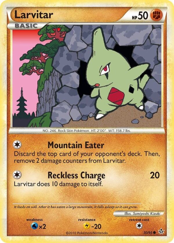 Larvitar (50) 50/95 Normal Unleashed