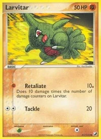 Larvitar | 61/115 | Reverse Holofoil | Unseen Forces