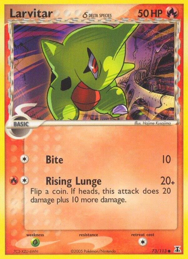 Larvitar (Delta Species) 73/113 Normal Delta Species