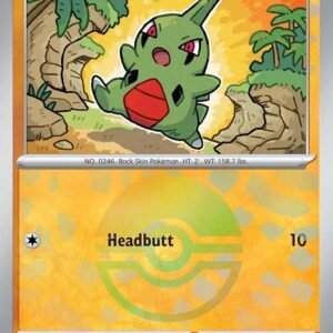 Larvitar (Poke Ball Pattern) 047/131 Holofoil SV: Prismatic Evolutions Larvitar (Poke Ball Pattern) 047/131 Holofoil SV: Prismatic Evolutions