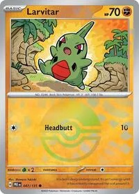 Larvitar (Poke Ball Pattern) | 047/131 | Holofoil | SV: Prismatic Evolutions