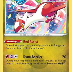 Latias 193/264 Reverse Holofoil SWSH08: Fusion Strike Latias 193/264 Reverse Holofoil SWSH08: Fusion Strike