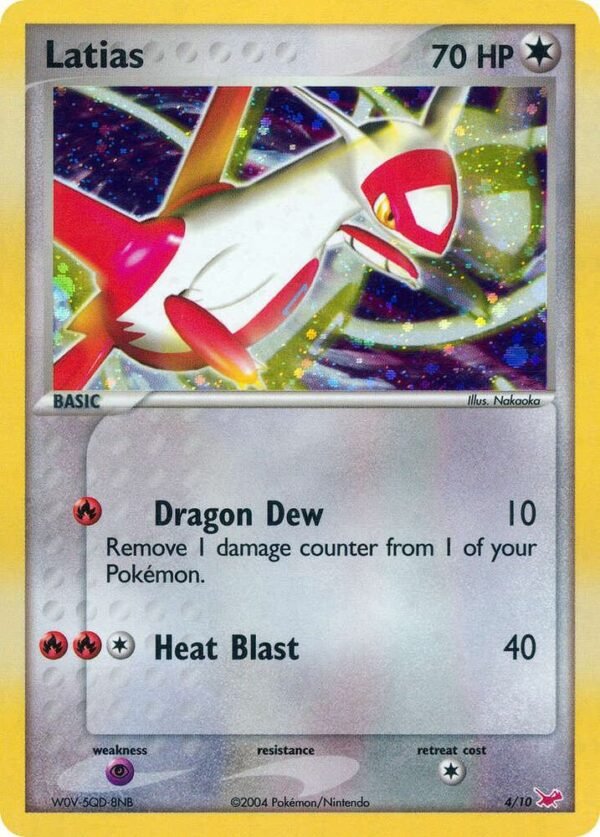 Latias 4/10 Holofoil EX Trainer Kit 1: Latias & Latios Latias 4/10 Holofoil EX Trainer Kit 1: Latias & Latios