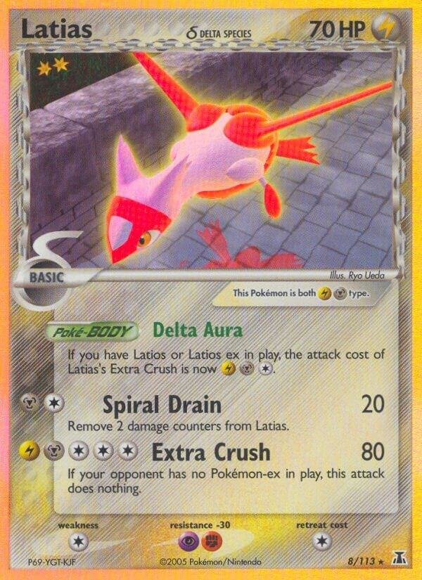 Latias (Delta Species) 8/113 Reverse Holofoil Delta Species