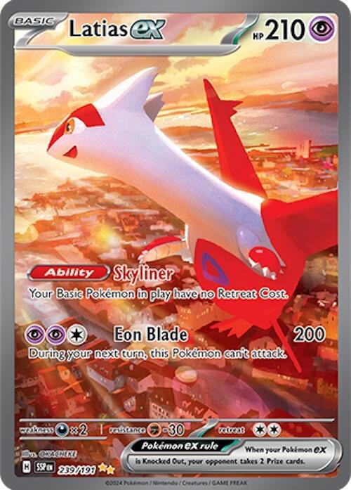 Latias ex 239/191 Holofoil SV08: Surging Sparks Latias ex 239/191 Holofoil SV08: Surging Sparks