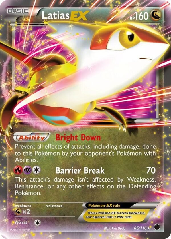 Latias EX 85/116 Holofoil Plasma Freeze Latias EX 85/116 Holofoil Plasma Freeze