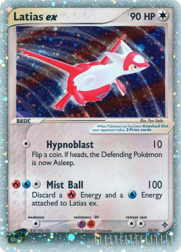 Latias ex 93/97 Holofoil Dragon Latias ex 93/97 Holofoil Dragon