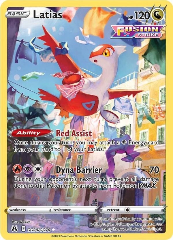 Latias GG20/GG70 Holofoil Crown Zenith: Galarian Gallery Latias GG20/GG70 Holofoil Crown Zenith: Galarian Gallery