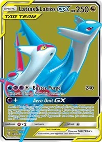 Latias & Latios GX (Full Art) | 169/181 | Holofoil | SM - Team Up
