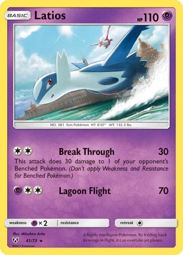 Latios 41/73 Reverse Holofoil Shining Legends