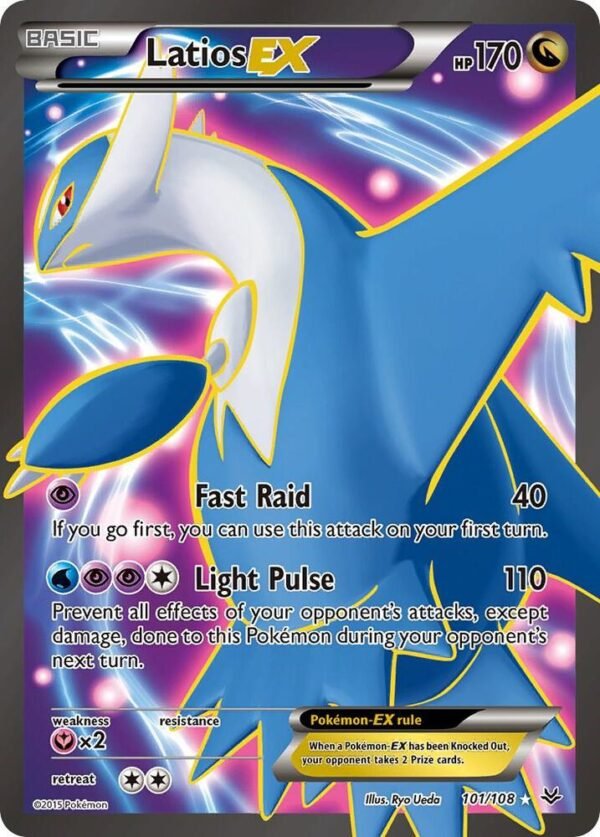 Latios EX (101 Full Art) 101/108 Holofoil XY – Roaring Skies