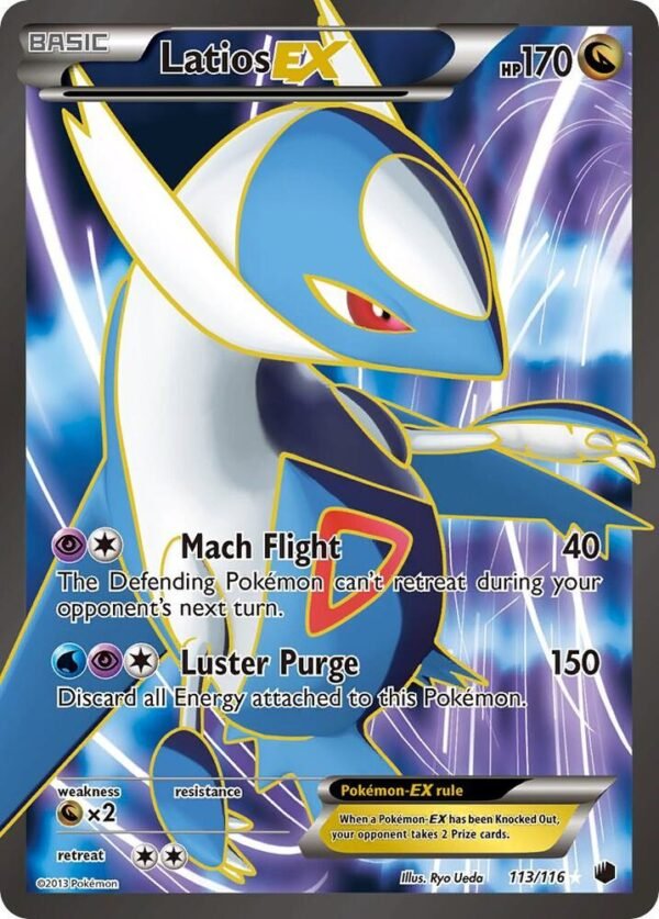 Latios EX (113 Full Art) 113/116 Holofoil Plasma Freeze