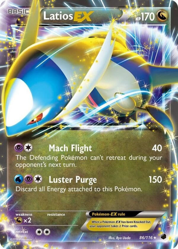 Latios EX 86/116 Holofoil Plasma Freeze Latios EX 86/116 Holofoil Plasma Freeze