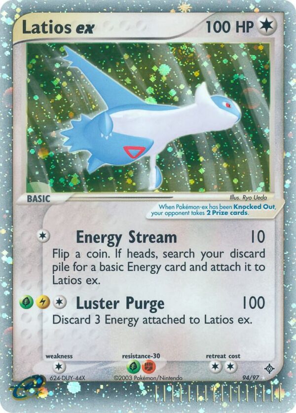 Latios ex 94/97 Holofoil Dragon Latios ex 94/97 Holofoil Dragon