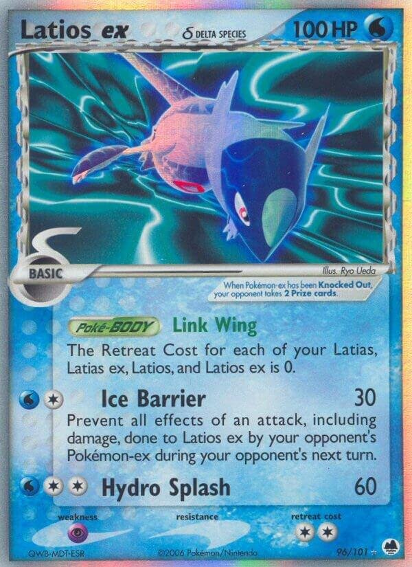 Latios ex (Delta Species) 96/101 Holofoil Dragon Frontiers Latios ex (Delta Species) 96/101 Holofoil Dragon Frontiers
