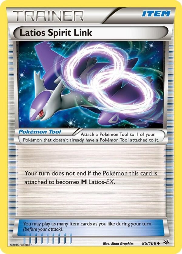 Latios Spirit Link 85/108 Normal XY – Roaring Skies Latios Spirit Link 85/108 Normal XY – Roaring Skies