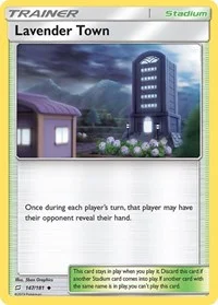 Lavender Town | 147/181 | Reverse Holofoil | SM - Team Up