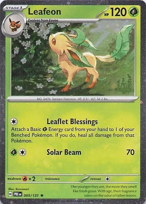 Leafeon 005/131 (Cosmos Holo) Holofoil Miscellaneous Cards & Products Leafeon 005/131 (Cosmos Holo) Holofoil Miscellaneous Cards & Products