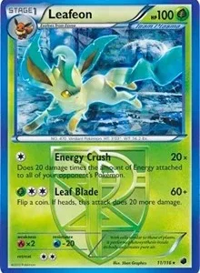Leafeon | 11/116 (BW Plasma Freeze) | 011/116 | Holofoil | Deck Exclusives