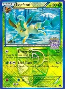 Leafeon | 11/116 (State Championships) [Staff] | 011/116 | Reverse Holofoil | League & Championship Cards