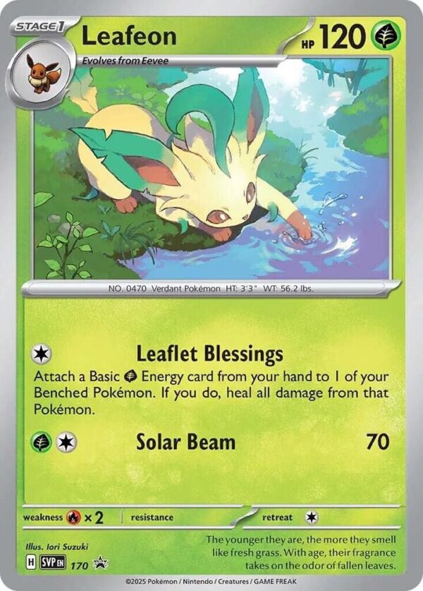 Leafeon 170 (Cosmos Holo) Holofoil SV: Scarlet & Violet Promo Cards