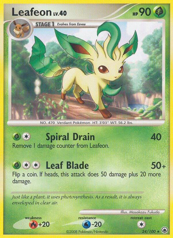 Leafeon (24) 24/100 Reverse Holofoil Majestic Dawn Leafeon (24) 24/100 Reverse Holofoil Majestic Dawn