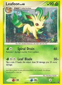 Leafeon | 24/100 (DP Majestic Dawn) | 024/100 | Holofoil | Deck Exclusives