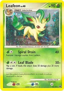 Leafeon | 24/100 (DP Majestic Dawn) | 024/100 | Holofoil | Deck Exclusives
