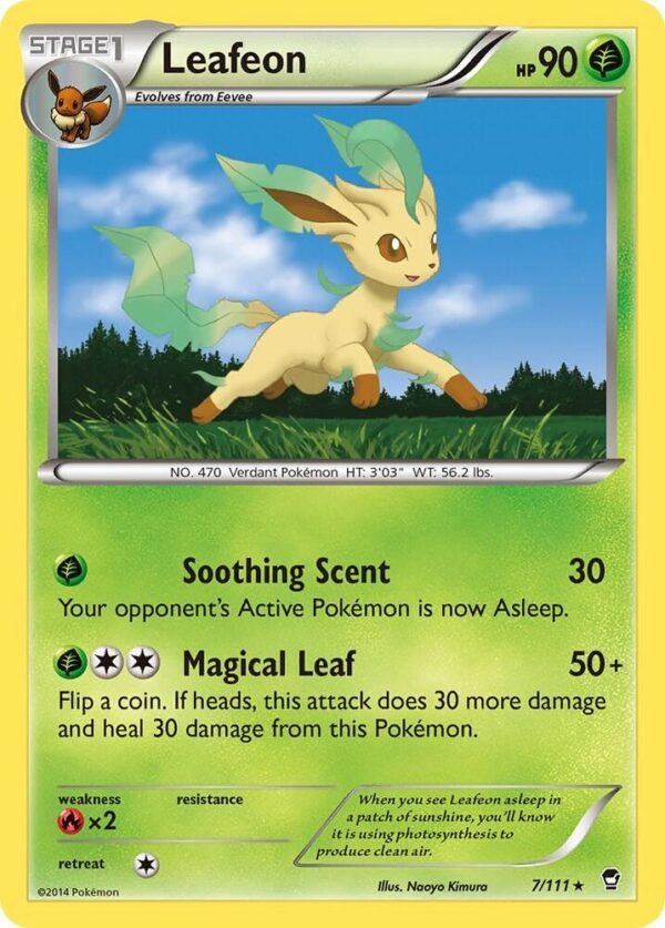 Leafeon 7/111 Normal XY – Furious Fists Leafeon 7/111 Normal XY – Furious Fists