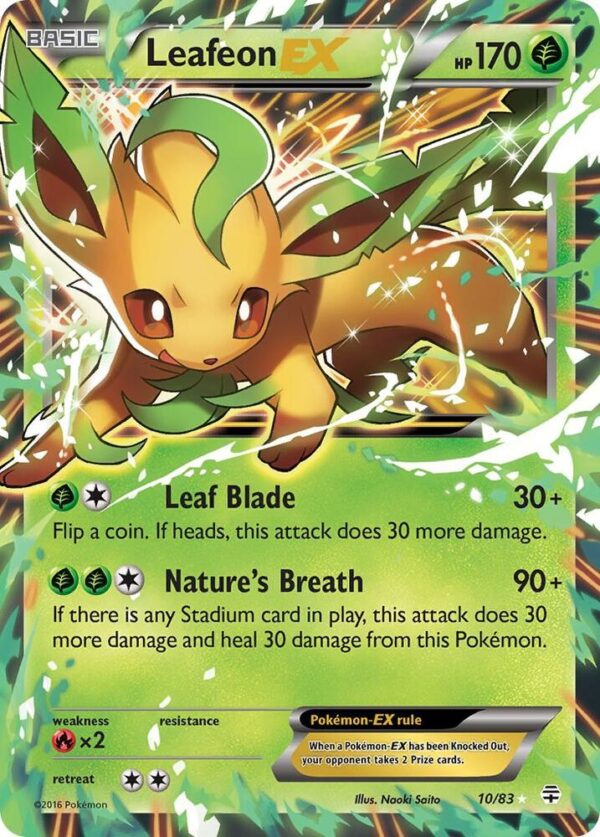 Leafeon EX 10/83 Holofoil Generations