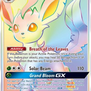 Leafeon GX (Secret Rare) 157/156 Holofoil SM – Ultra Prism