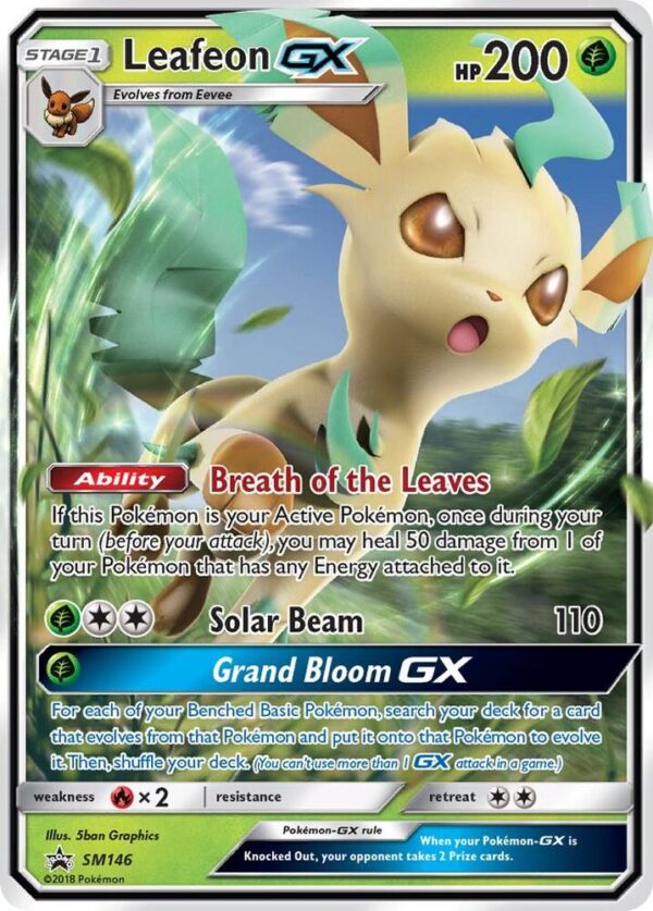 Leafeon GX SM146 Holofoil SM Promos Leafeon GX SM146 Holofoil SM Promos
