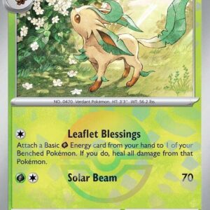 Leafeon (Poke Ball Pattern) 005/131 Holofoil SV: Prismatic Evolutions Leafeon (Poke Ball Pattern) 005/131 Holofoil SV: Prismatic Evolutions